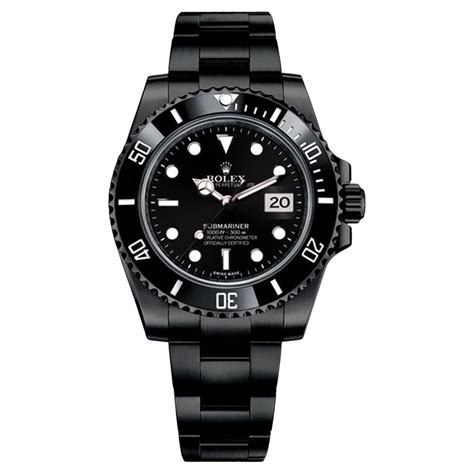 black rolex submarine|rolex submariner official website.